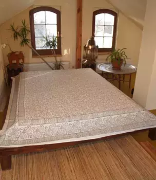 Покрывало Guru-Shop, белый