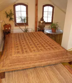 Покрывало Guru-Shop, коричневый