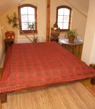 Покрывало Guru-Shop, красный