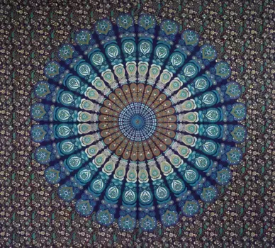 Покрывало Guru-Shop, синий