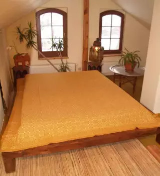 Покрывало Guru-Shop, желтый