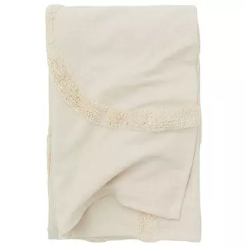 Покрывало H&M Home Patterned Tufted Cotton, светло-бежевый