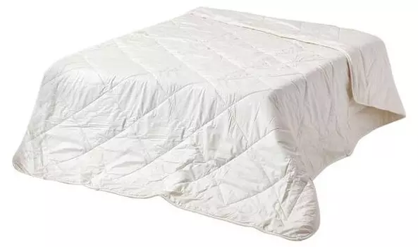 Покрывало HomescapesFrhling Sommer mit Wollfllung, 135x10x200 см, белый