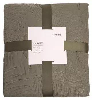 Покрывало Homlando SIENNA, 200x1x220 см, зеленый