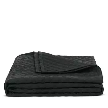 Покрывало Hudson Park Double Diamond, Queen Hudson Park Collection, черный