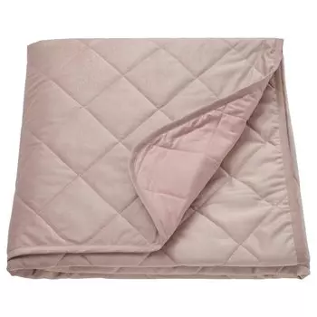 Покрывало Ikea Mjukplister 260x250, светло-розовый