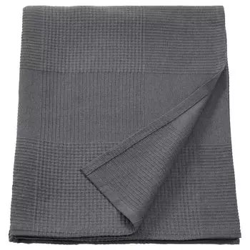 Покрывало Ikea Tandspinnare 150x250, серый