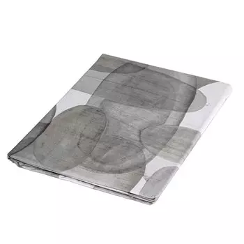 Покрывало из хлопкового атласа с рисунком - Bling Fazzini, серый, односпальный