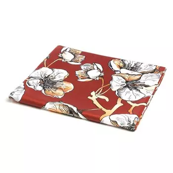 Покрывало из хлопкового перкаля - Ninfa Lisola, бордо