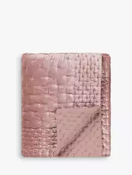 Покрывало John Lewis Boutique Hotel Velvet Stitch Quilted, цвет rosa