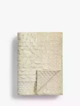 Покрывало John Lewis Boutique Hotel Velvet Stitch Quilted, цвет natural