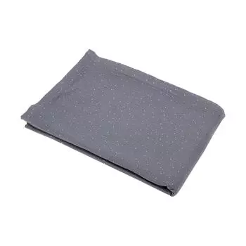 Покрывало KraftKids муслиновое в золотистый горошек на сером цвете