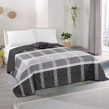 Покрывало (Кросс-чек) 220х240 см с набивным промежуточным слоем, покрывало - легкое плед, летнее стеганое одеяло - лоскутное одеяло, двустороннее одеяло в разных вариантах. мотивы Bestlivings