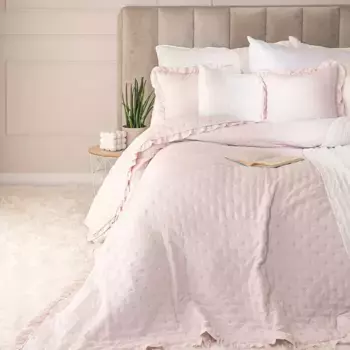 Покрывало MARKIZETA HOME, розовый