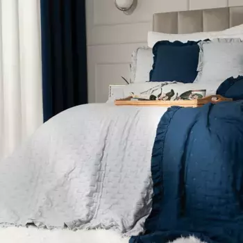 Покрывало MARKIZETA HOME, серый