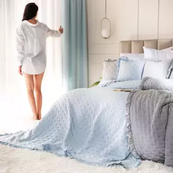 Покрывало MARKIZETA HOME, синий