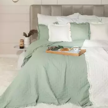 Покрывало MARKIZETA HOME, зеленый