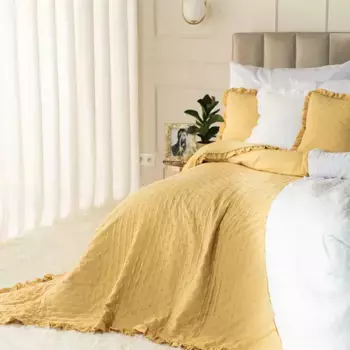 Покрывало MARKIZETA HOME, желтый
