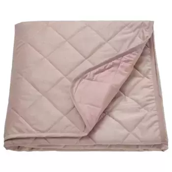 Покрывало/одеяло, светло-розовый, 160х250 см, MJUKPLISTER IKEA