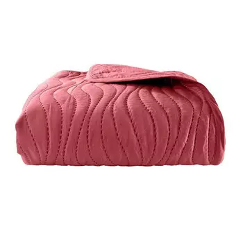 Покрывало одноместное лоскутное 170х250 малибу Amo Lacasa, бордовый