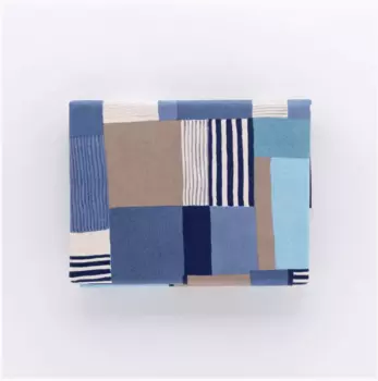 Покрывало Пике Данте Riviera, размер 1 квадрат с половиной, синий