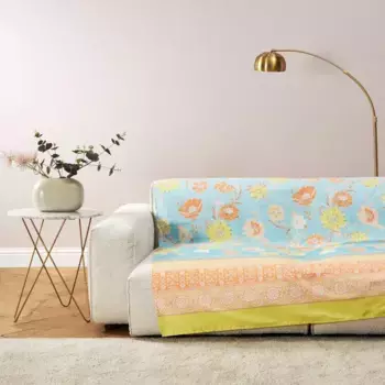 Покрывало Посиллипо 270X270 Bassetti, цвет Verde acqua