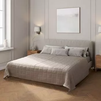 Покрывало с клетчатой стежкой Dekoria