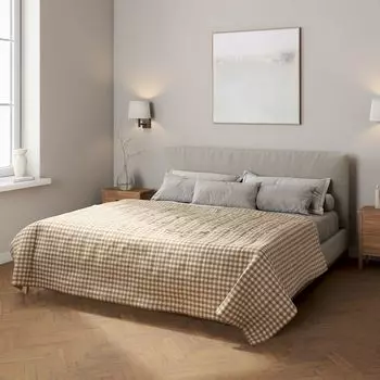 Покрывало с полосатой стежкой Dekoria