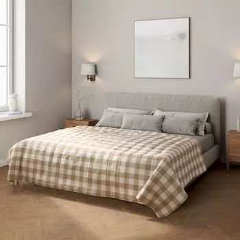 Покрывало с полосатой стежкой Dekoria