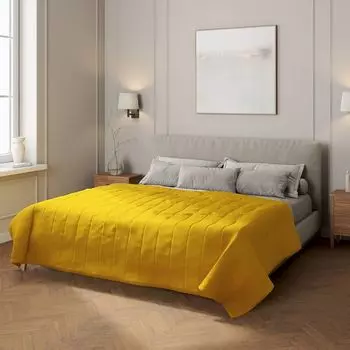 Покрывало с полосатой стежкой Dekoria