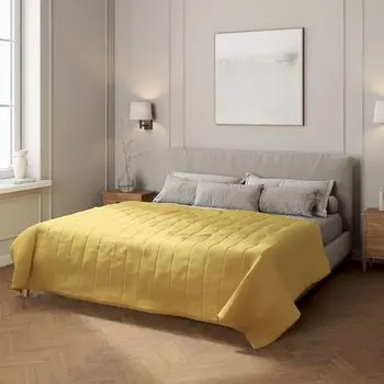 Покрывало с полосатой стежкой Dekoria