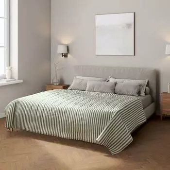 Покрывало с полосатой стежкой Dekoria