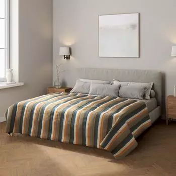 Покрывало с полосатой стежкой Dekoria