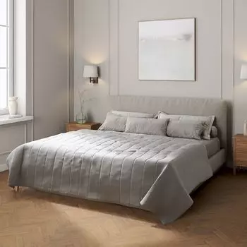 Покрывало с полосатой стежкой Dekoria