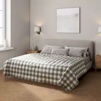 Покрывало с полосатой стежкой Dekoria