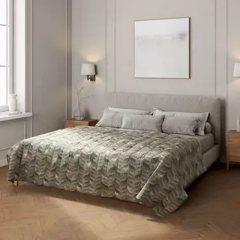 Покрывало с полосатой стежкой Dekoria