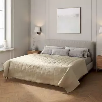 Покрывало с полосатой стежкой Dekoria