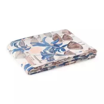 Покрывало С Принтом "Деревни" 220X260 Bassetti, синий