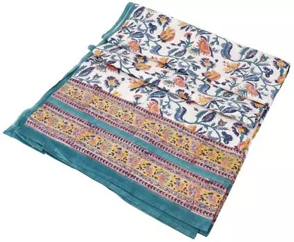 Покрывало с принтом, покрывало на кровать и диван, настенная подвеска ручной работы, настенная ткань - дизайн 26, светло-коричневый, хлопок, размер: двуспальный 225*275 см Guru-Shop