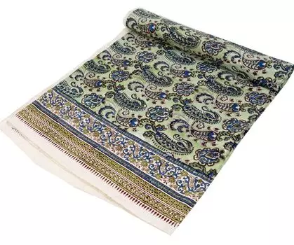 Покрывало с принтом, покрывало на кровать и диван, настенная подвеска ручной работы, настенная ткань — дизайн 18, синий, хлопок, размер: одинарный 150*200 см Guru-Shop