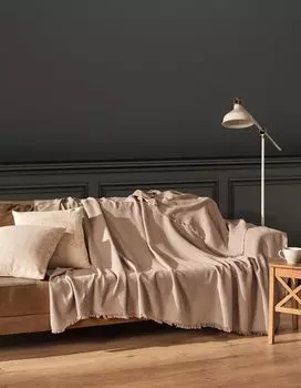 Покрывало Sera бежевого цвета (200х230 см) BOHORIA