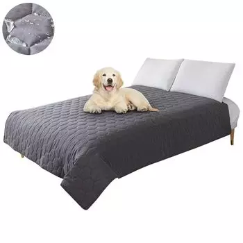 Покрывало, стеганый наматрасник, водонепроницаемое нескользящее покрывало, защита для матраса, защита для дивана, одеяло для домашних животных, 132x208 см PMS
