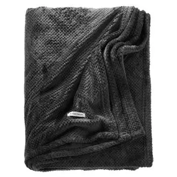 Покрывало TOM TAILOR STRUCTURE антрацит 220 x 240 см, серый