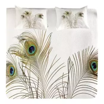 Покрывало twentyfourn-Set Turquoise, 220 см цвет trkis/braun