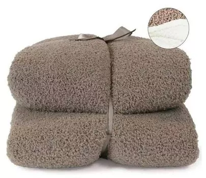 Покрывало Unique Living Douwe, 200x1x150 см, коричневый