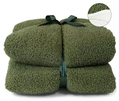 Покрывало Unique Living Douwe, 200x1x150 см, зеленый