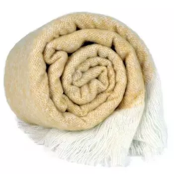 Покрывало Unique Living Feeke, 170x1x130 см цвет wei/gelb