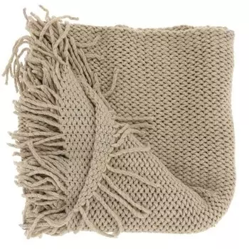 Покрывало Unique Living Kos, 152x1x127 см, коричневый