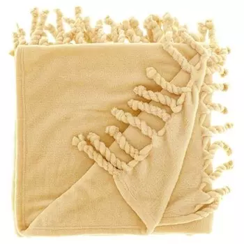 Покрывало Unique Living Lieke, 160x1x130 см цвет hellgelb/neongelb