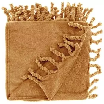 Покрывало Unique Living Lieke, 160x1x130 см, светло-коричневый